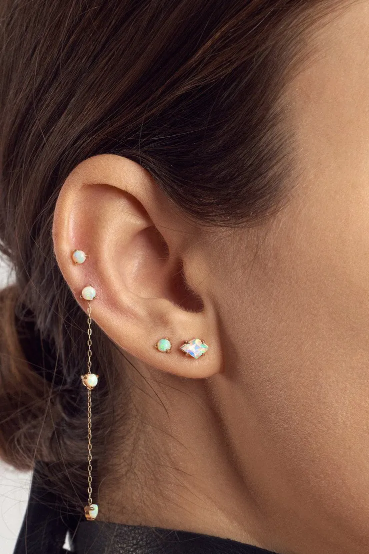 Opal Kite Stud Earring