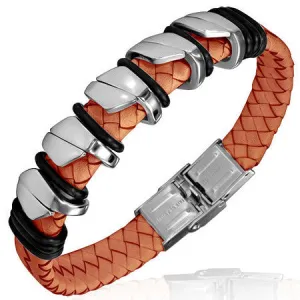 Orange Braid Clasp