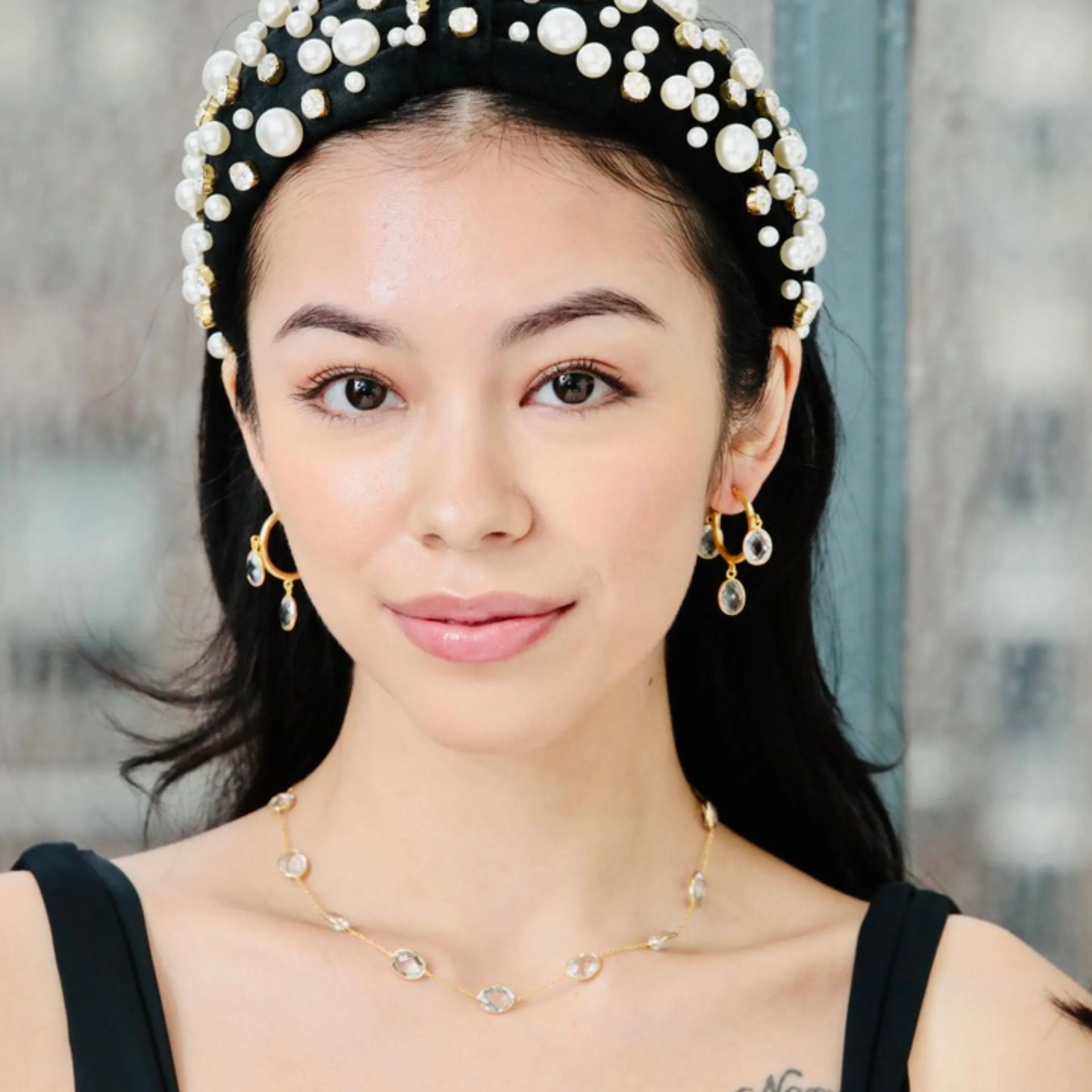 Oval Crystal Necklace