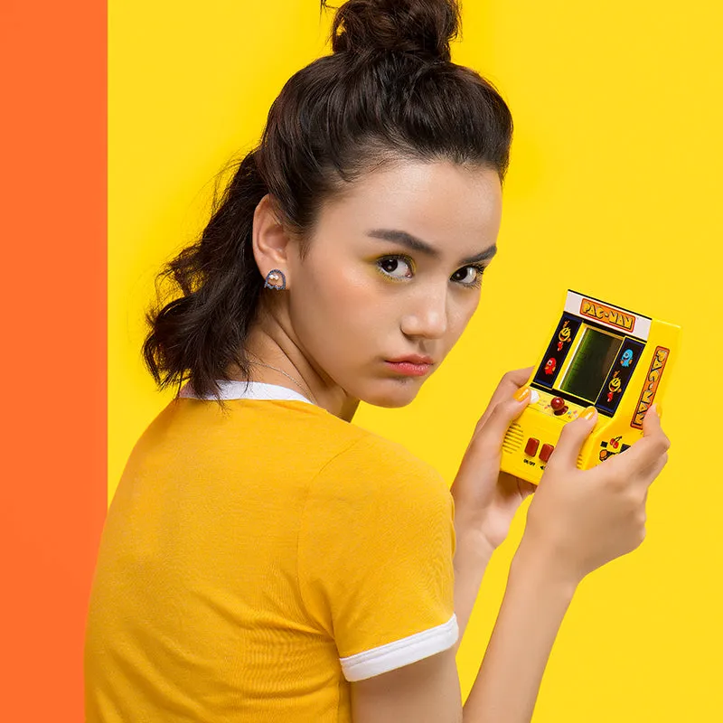PacMan Inky Pixel Ear Studs