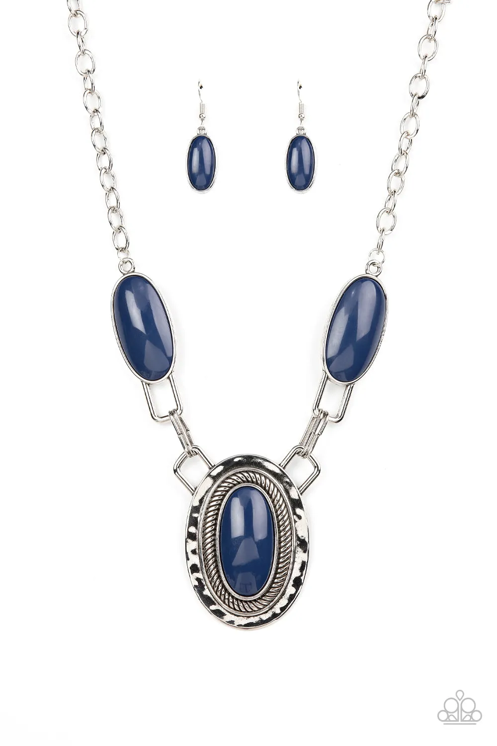 Paparazzi - Count to TENACIOUS - Blue Necklace