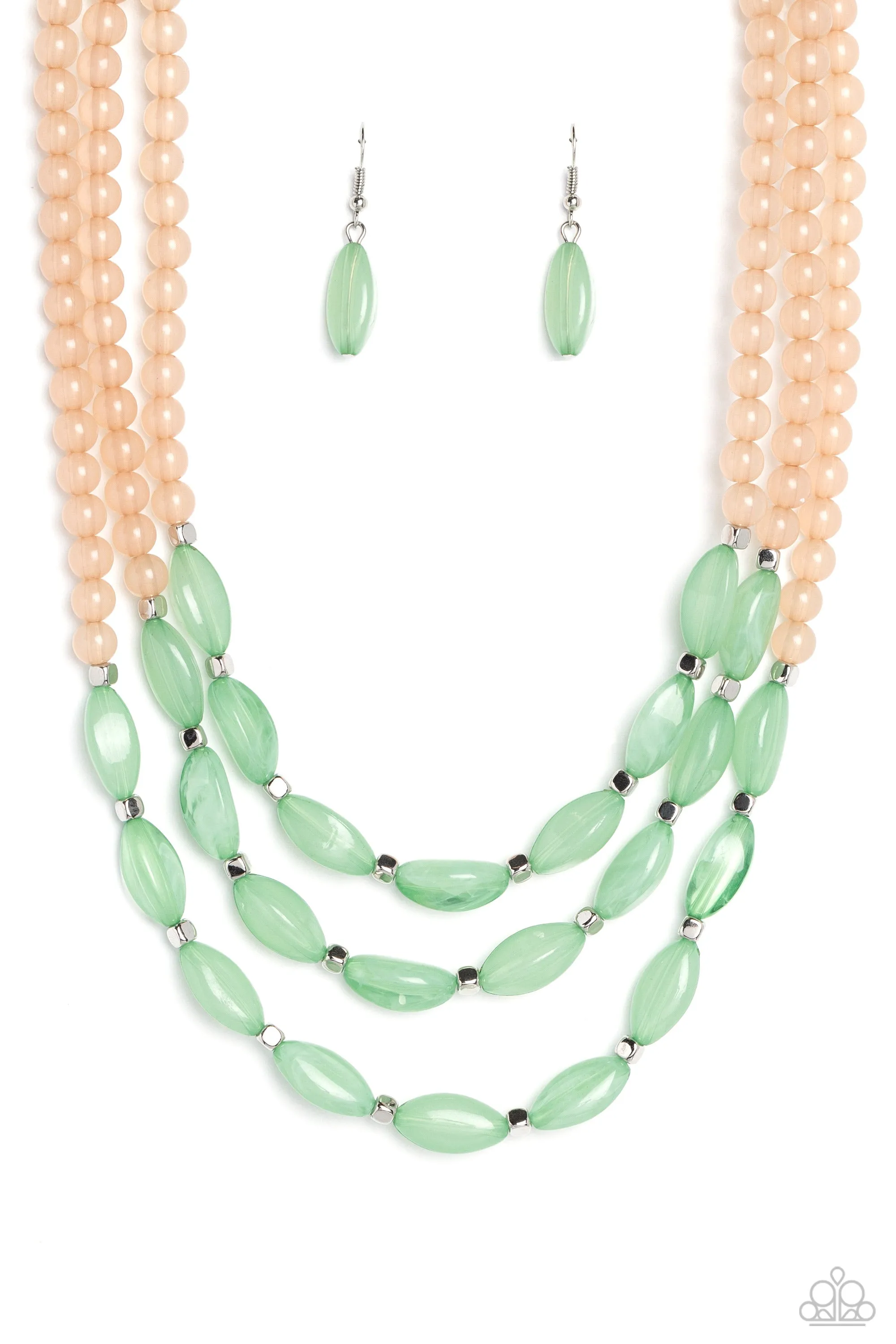 Paparazzi - I BEAD You Now - Green Necklace