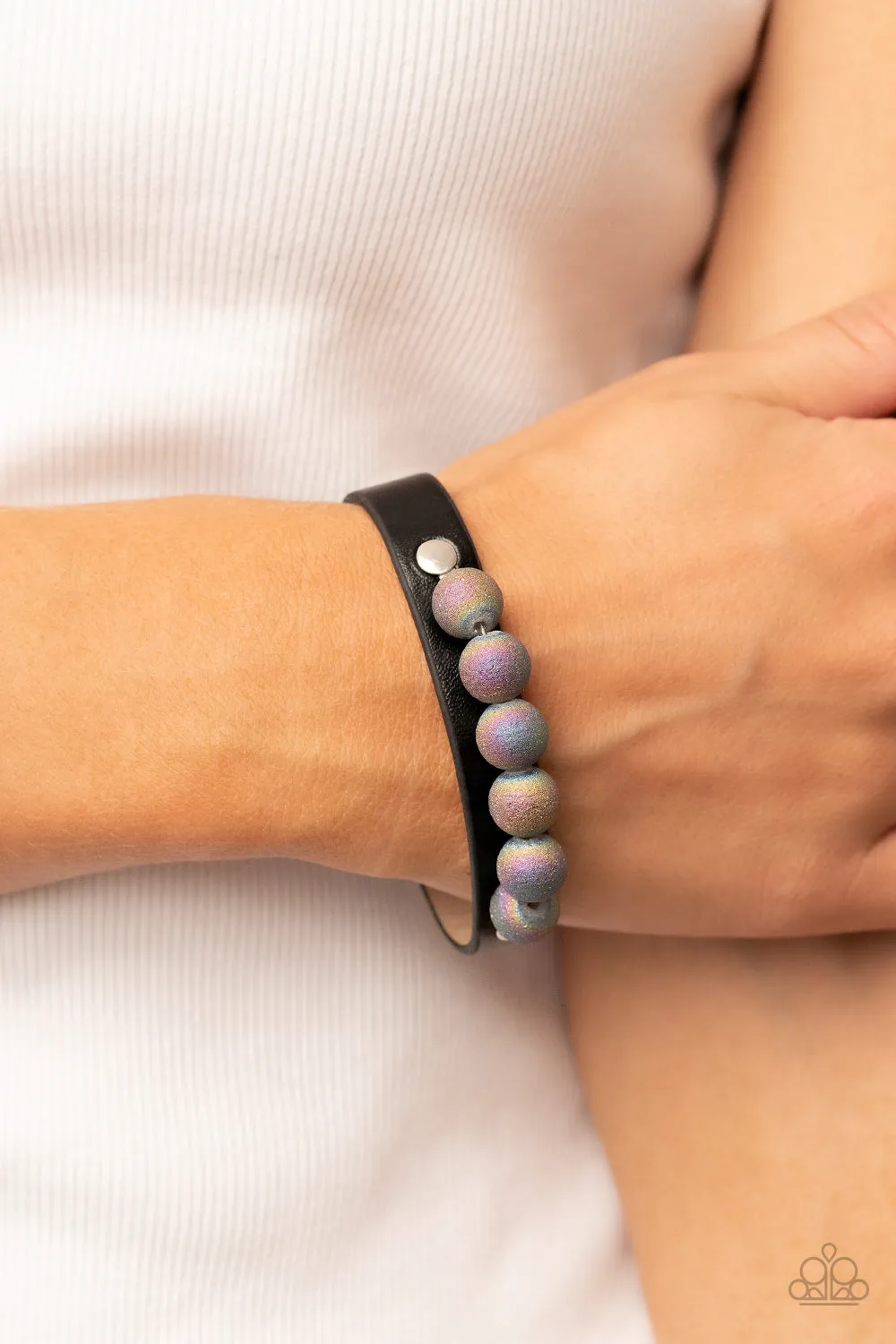 Paparazzi Saturn Safari - Black Bracelets