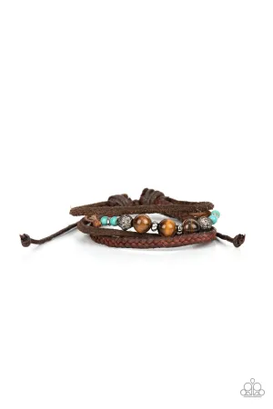 PAPARAZZI Tundra Tracker - Blue BRACELETS