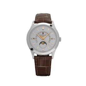 Patek Philippe Grand Complications 5496P-015 Perpetual Calendar Moon Phases Platinum Silver Dial (2018)