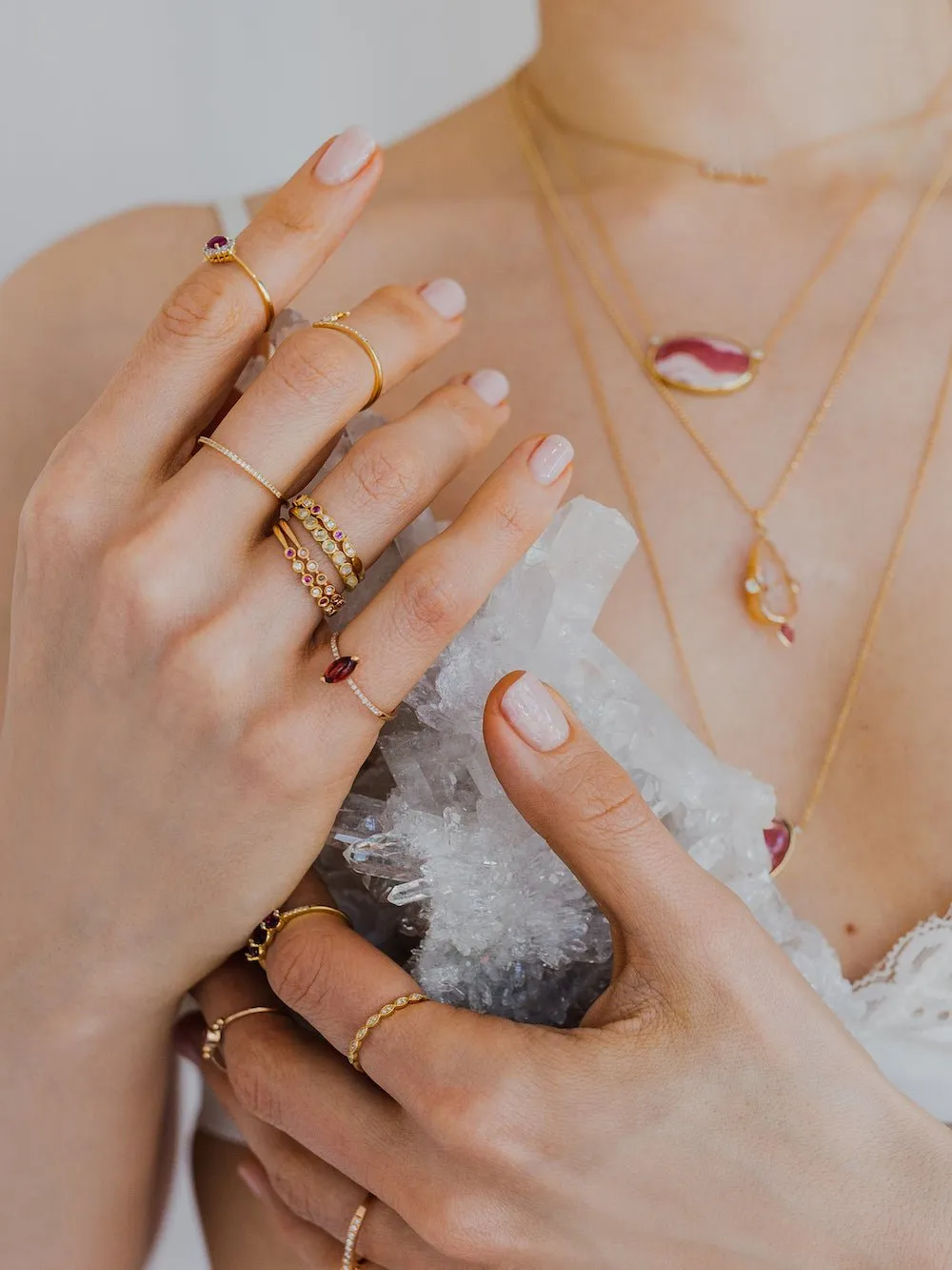 Peace Ruby and Diamond Ring