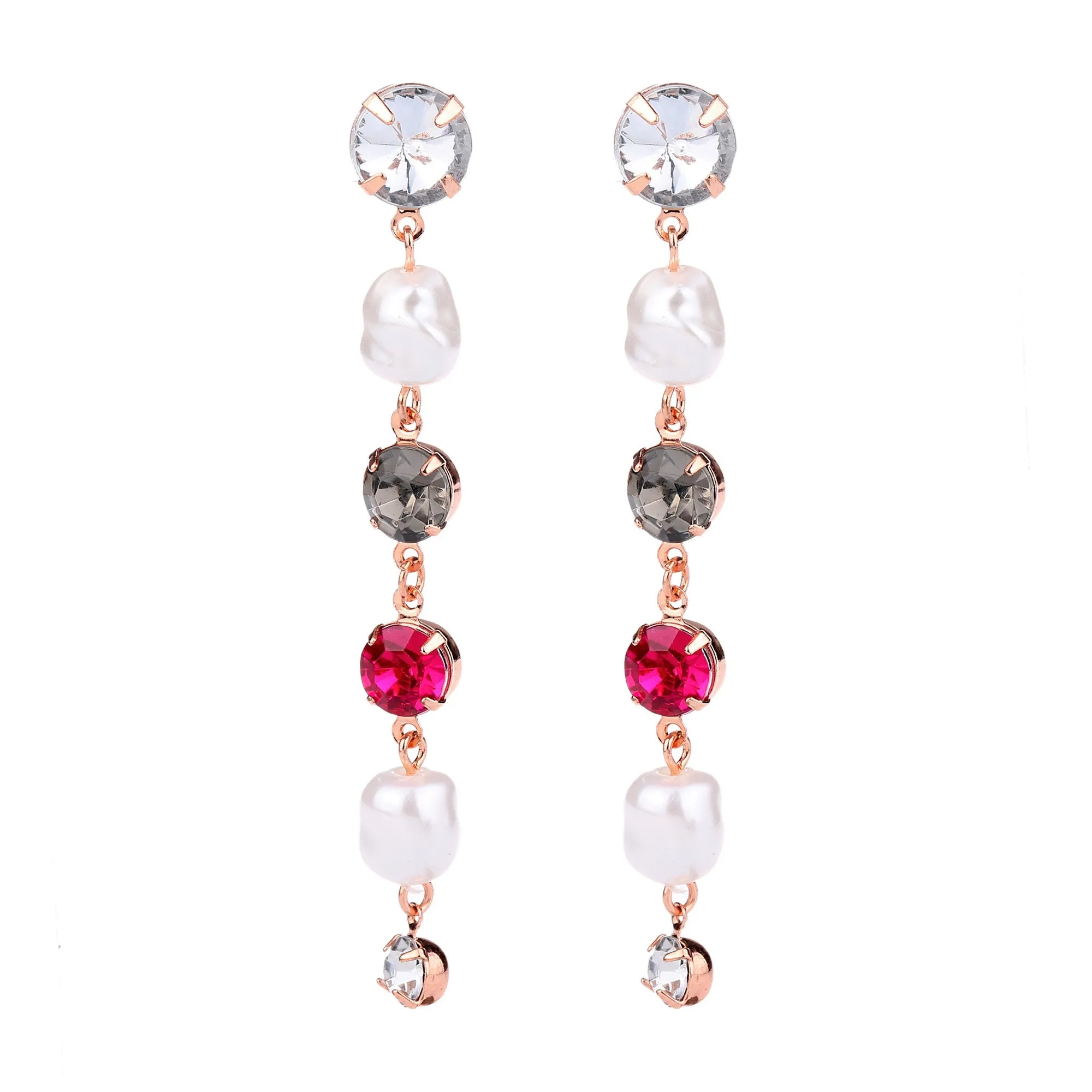 Pearl & Colour Earring