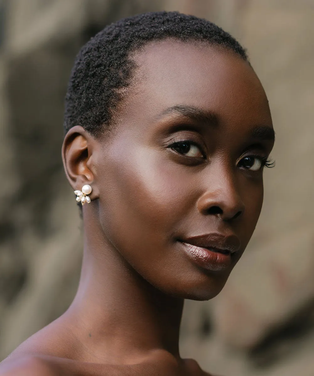 Pearl Collar Earrings
