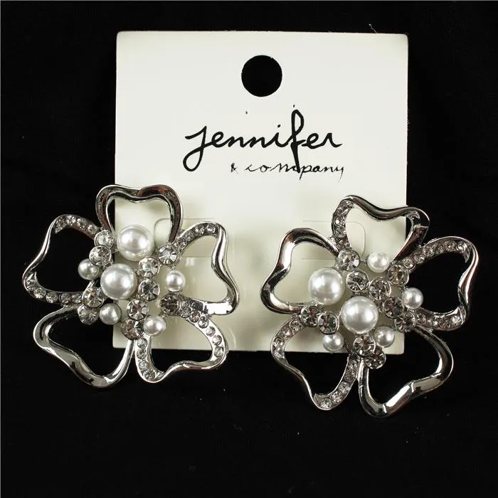 Pearl Flower Earring