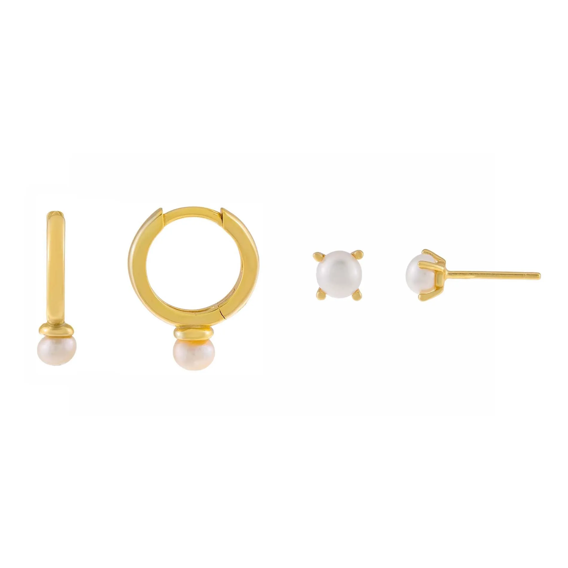 Pearl Lover Earring Combo Set