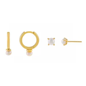 Pearl Lover Earring Combo Set