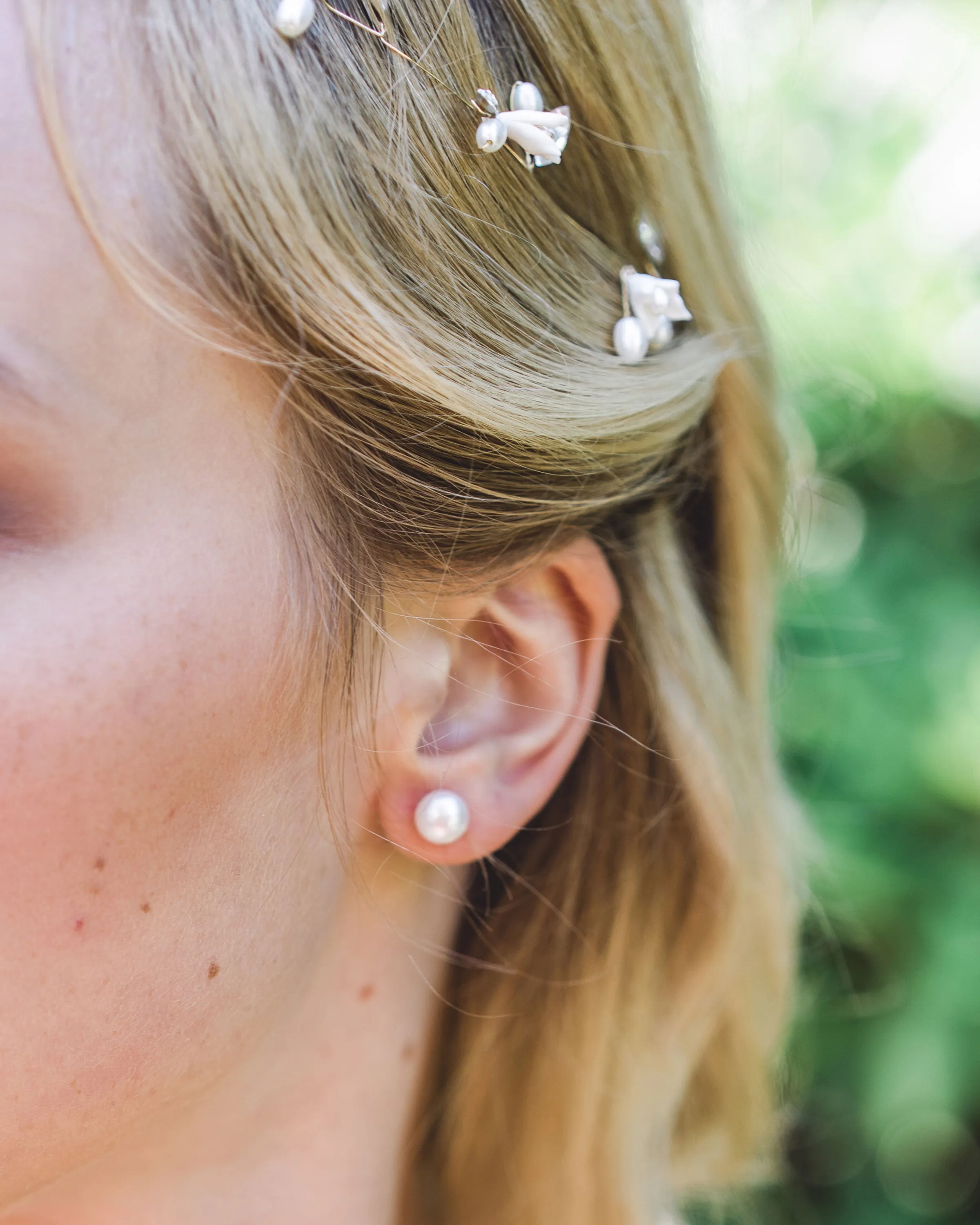 Pearl Stud Earrings
