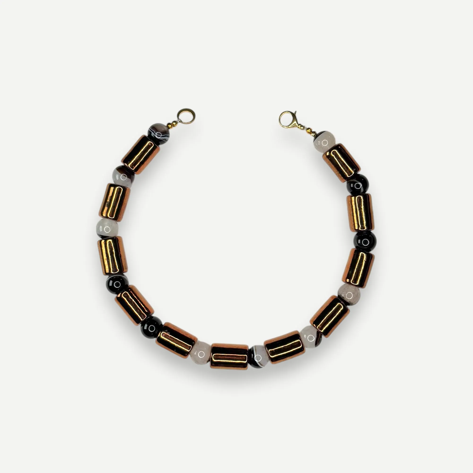 PENNY & AGATE SUNDRY.  BEAD FIVE.