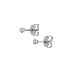Perlulokkar - Gráarperlur 3-3.5mm