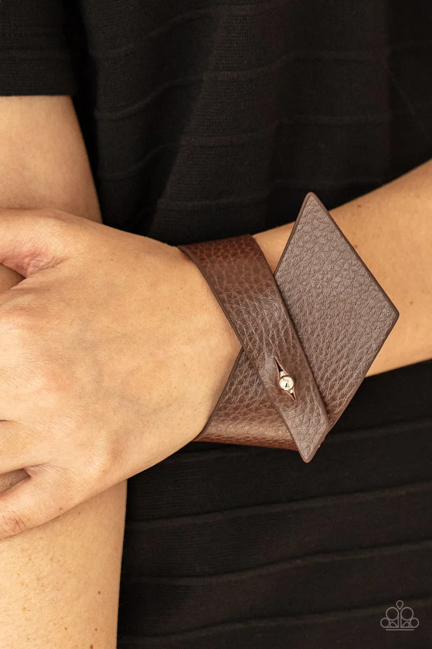 PIECE Offering Brown Paparazzi Bracelet