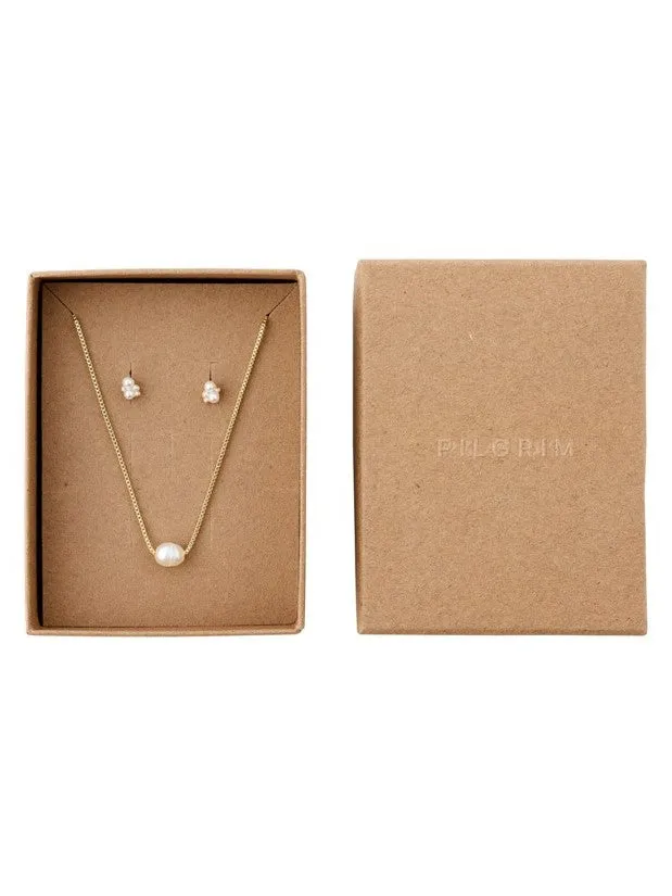 PILGRIM Alayah Necklace and Earrings Gift Set