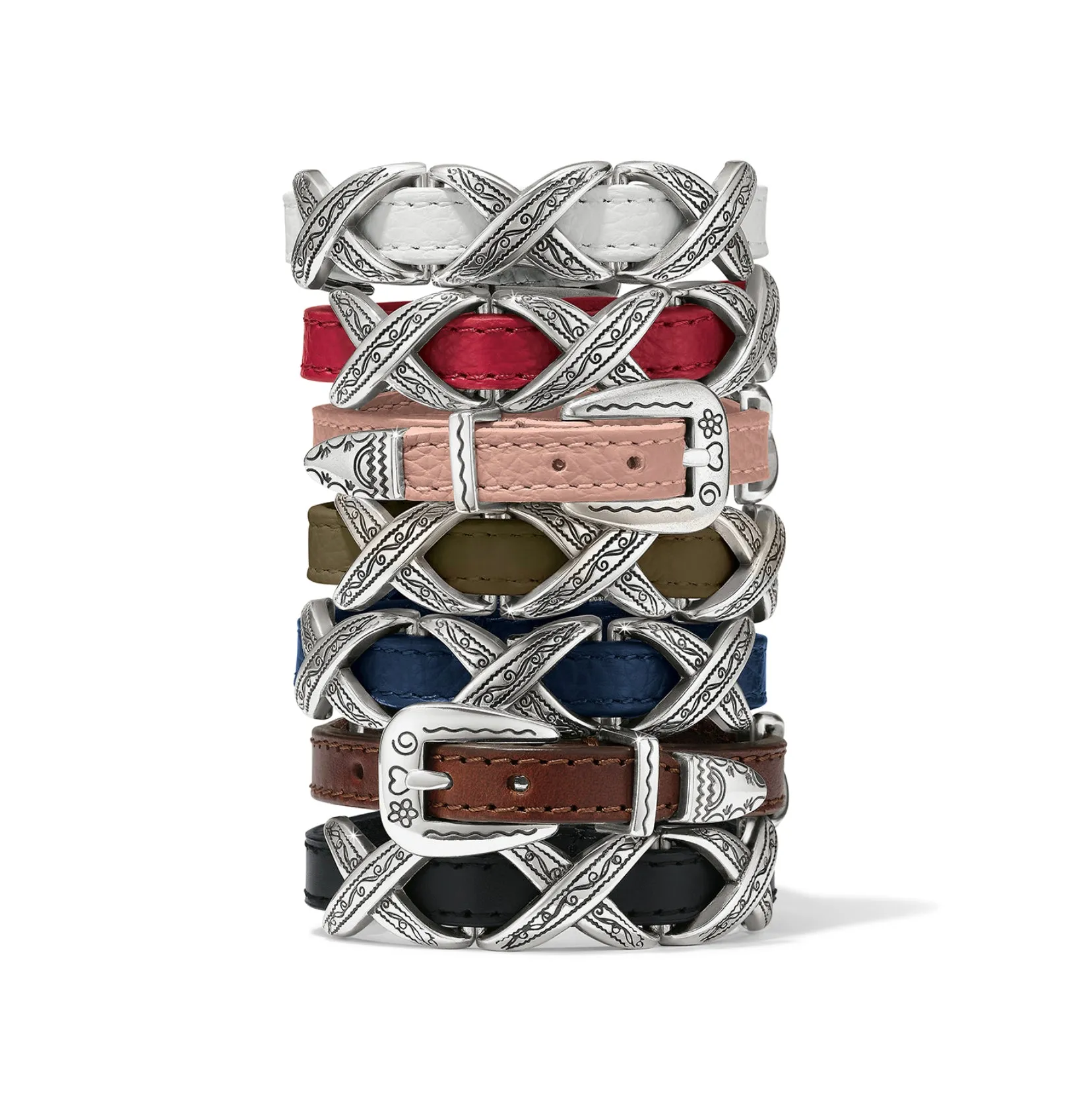 Pink Sand Kriss Kross Etched Bandit Bracelet