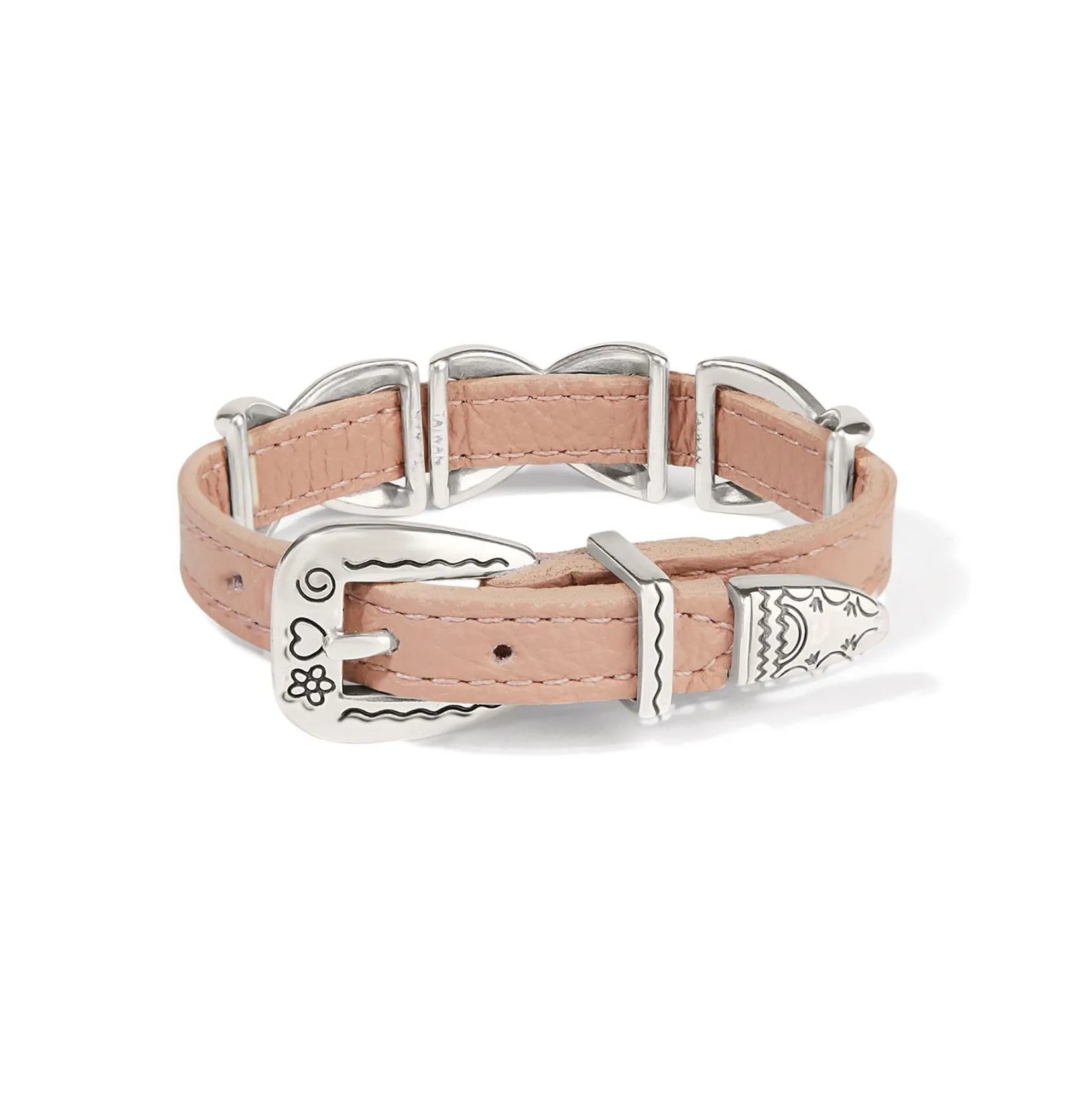 Pink Sand Kriss Kross Etched Bandit Bracelet