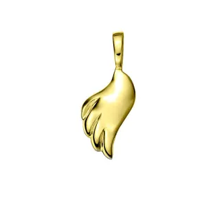 Polished Gold Vermeil Left Angel Wing Charm