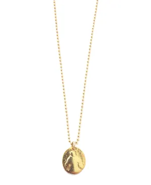 Prayer Coin Necklace