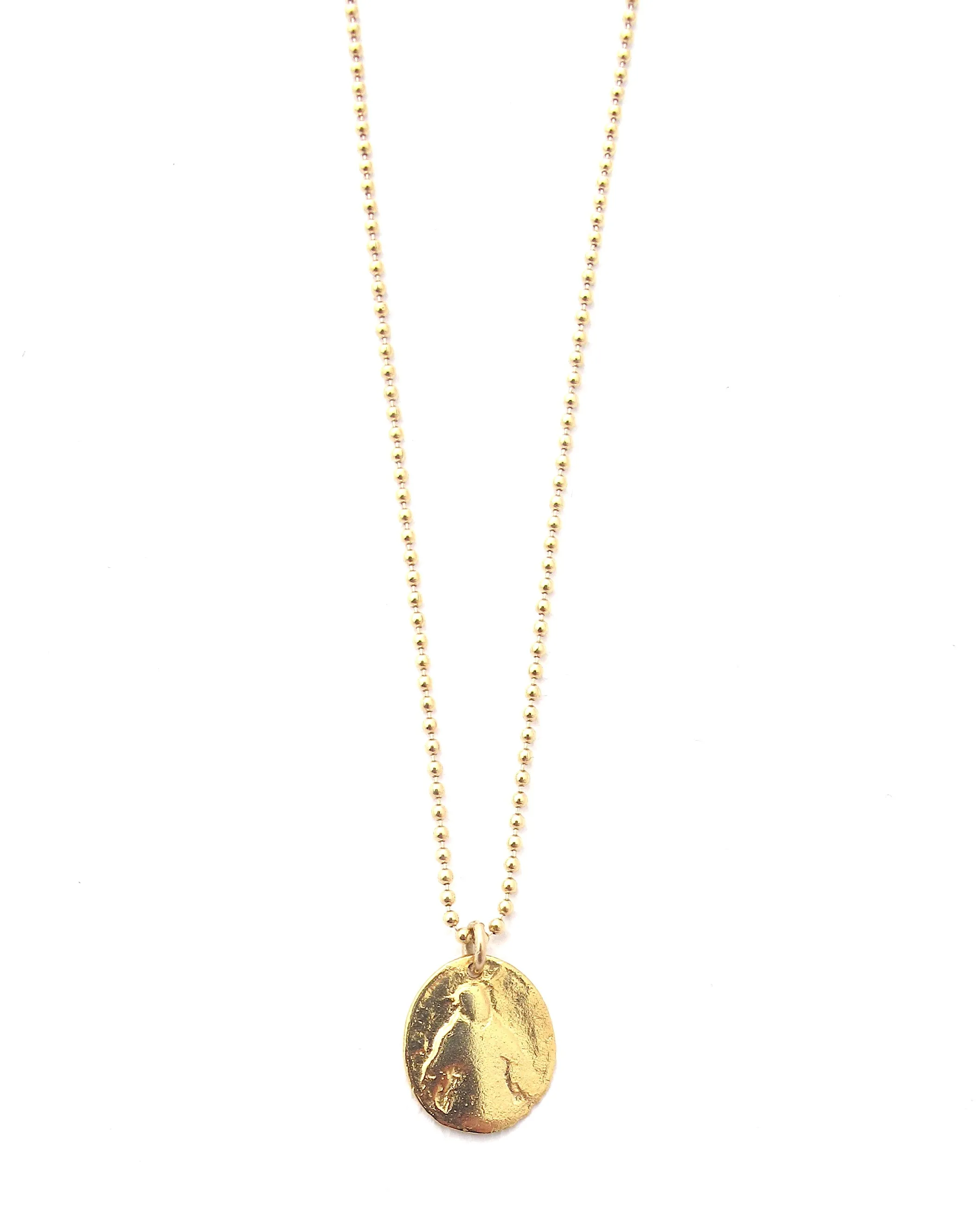 Prayer Coin Necklace