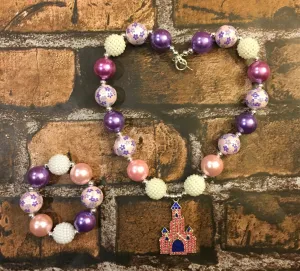 Princess Castle Bubblegum Necklace
