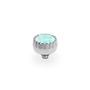 Qudo London 8mm Silver Topper - Mint Green