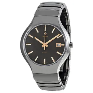 Rado True Automatic Grey Dial Platinum-Tone Ceramic Unisex Watch R27351102