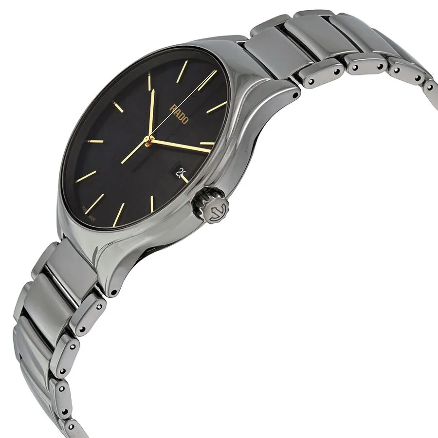 Rado True Black Dial Ceramic Men's Watch R27239152