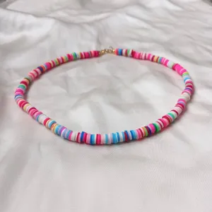 Rainbow Bead Necklace - Rainbow Jewellery, Colourful Bead Necklace, Bright Necklace, Small Necklace, Chunky Necklace, Necklaces In The UK