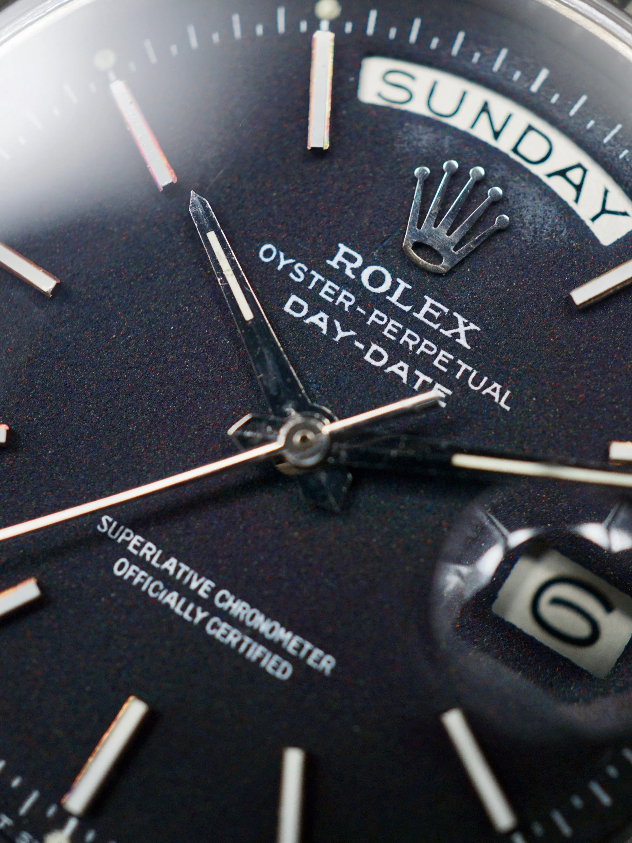 Rare 1965 Rolex Day Date Ref. 1803 18k WG "Confetti Dial"