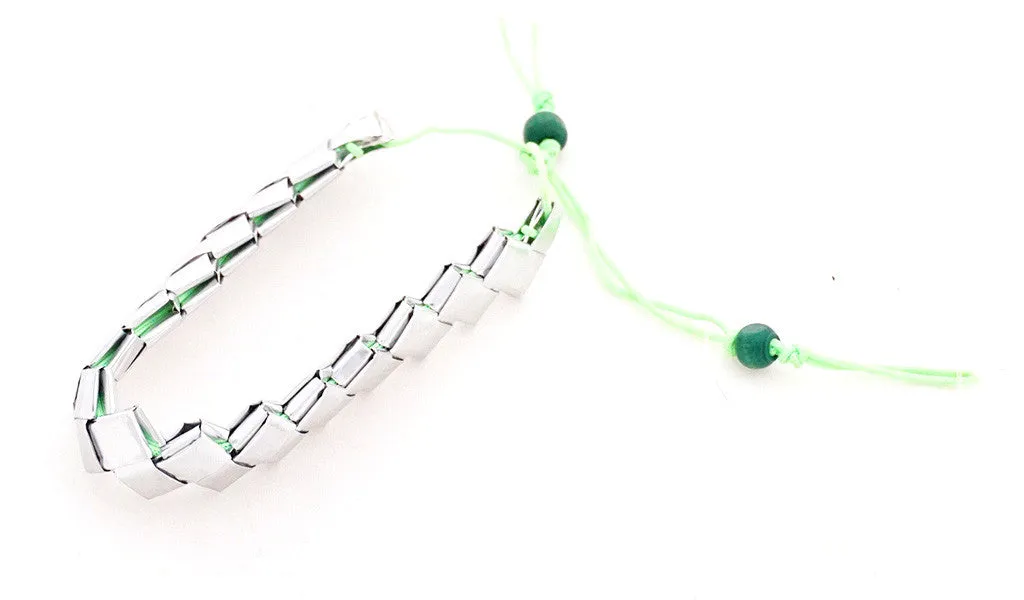 Recycled Silver Wrappers Bracelet