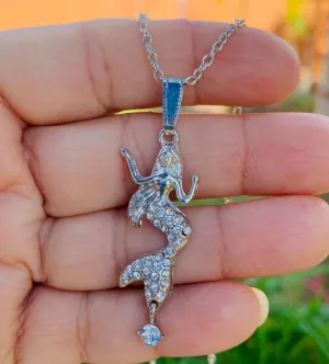 Rhinestone Mermaid 2, Necklace