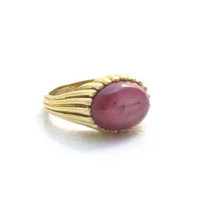 Ridge Ruby Ring