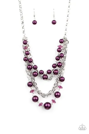Rockin Rockette Purple Paparazzi Necklace
