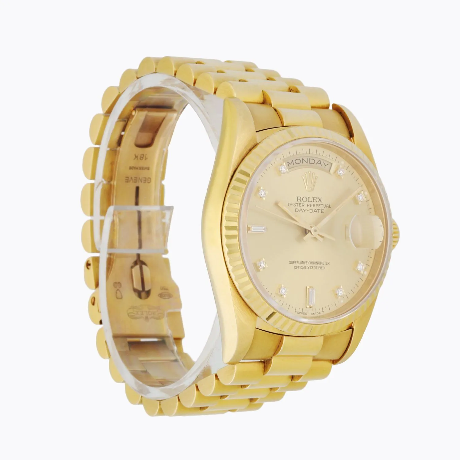 Rolex Day Date 18238 President Diamond Dial Men's Watch
