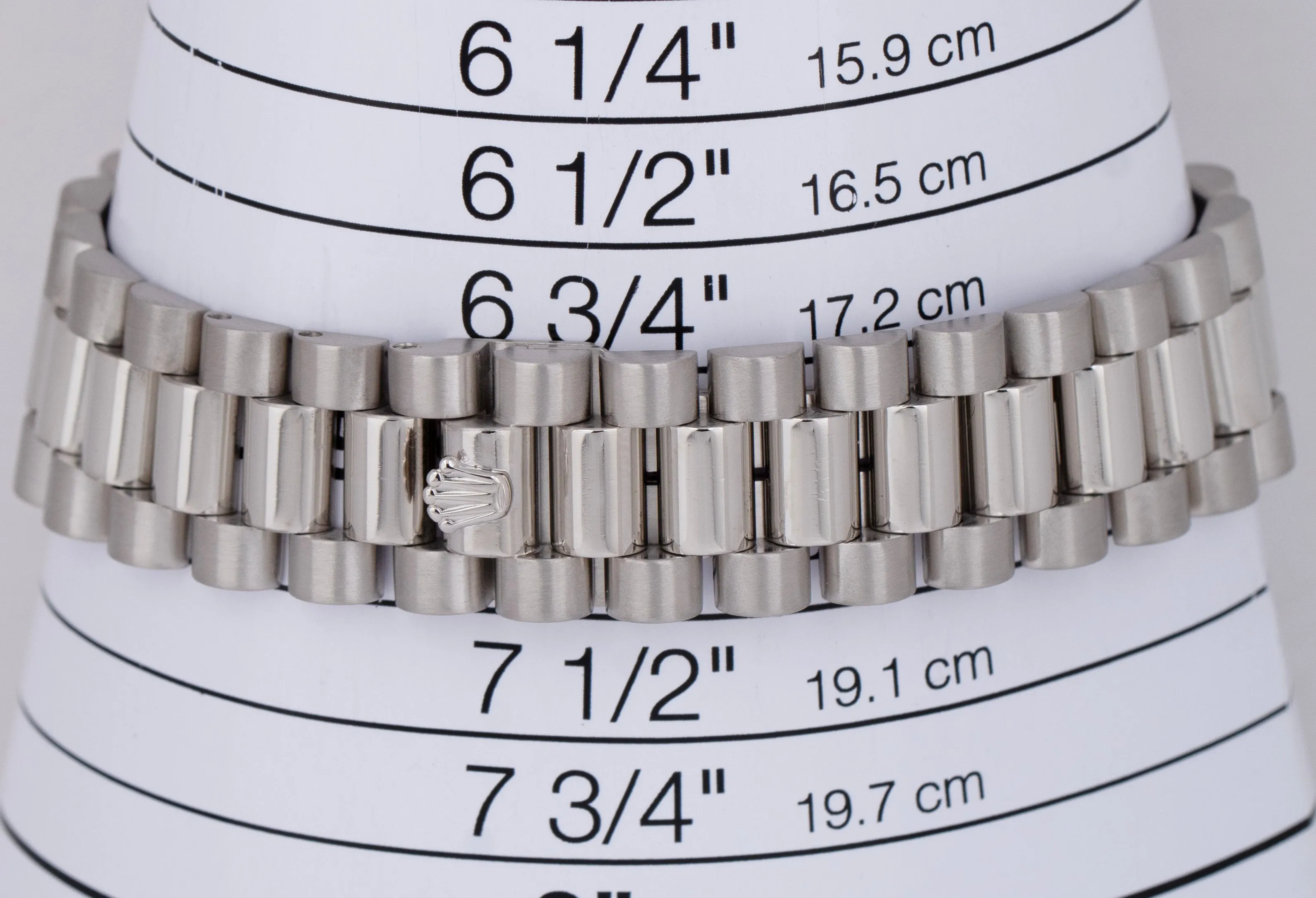Rolex Day-Date President FACTORY DIAMOND Bezel 36mm 950 Platinum Watch 18046 A