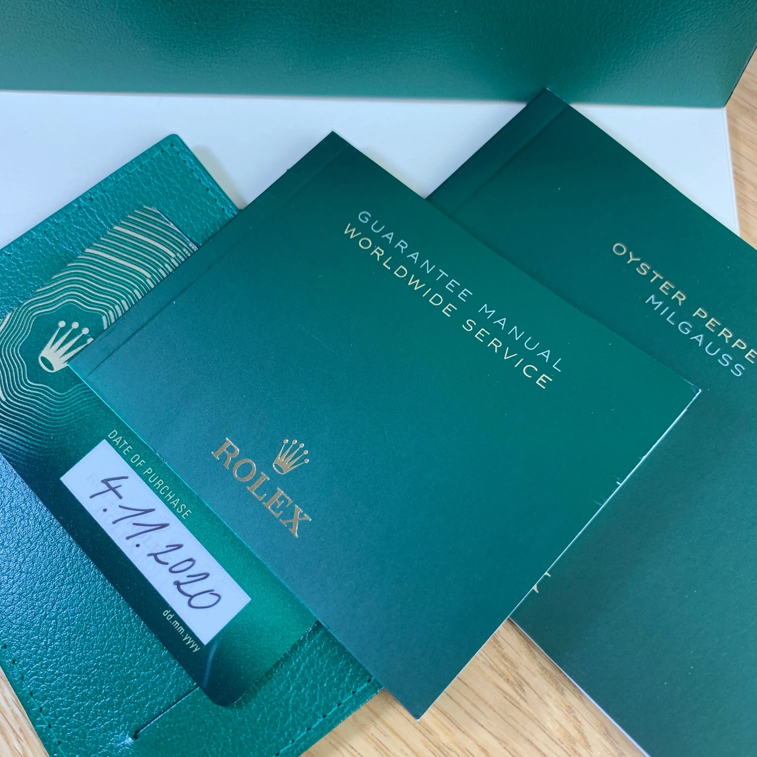 Rolex Milgauss 116400GV 2020 Brand New Full Set Watch