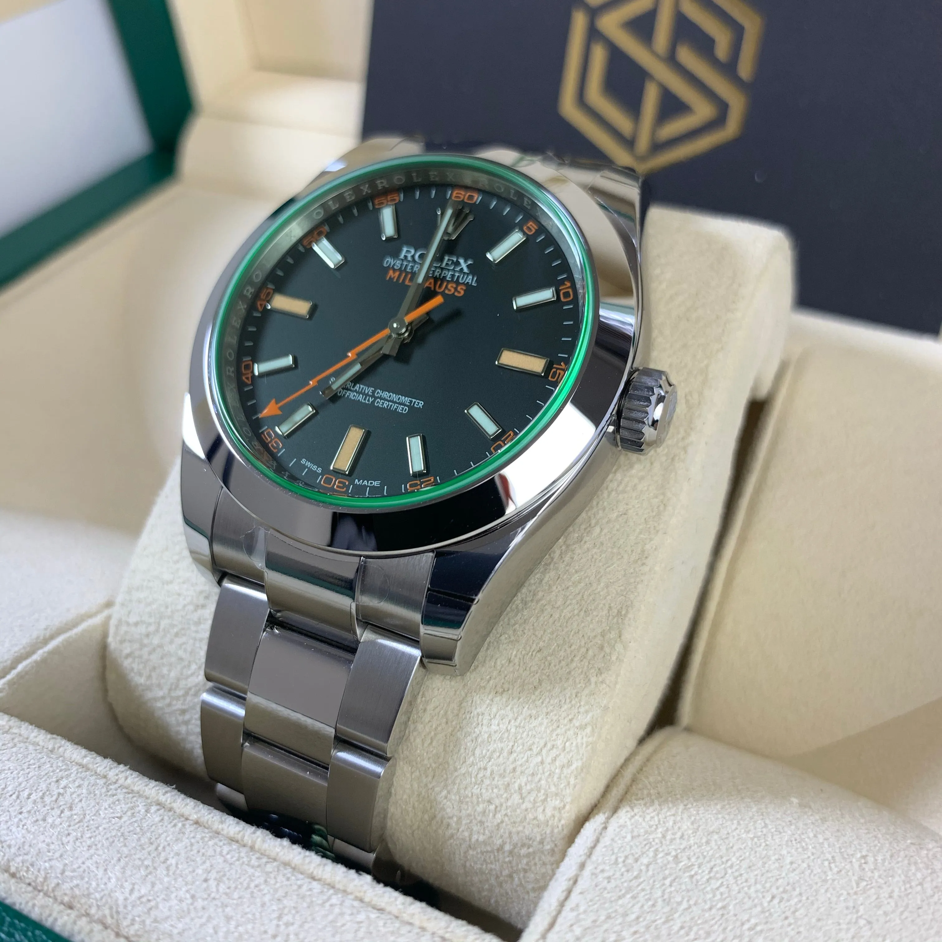 Rolex Milgauss 116400GV 2020 Brand New Full Set Watch