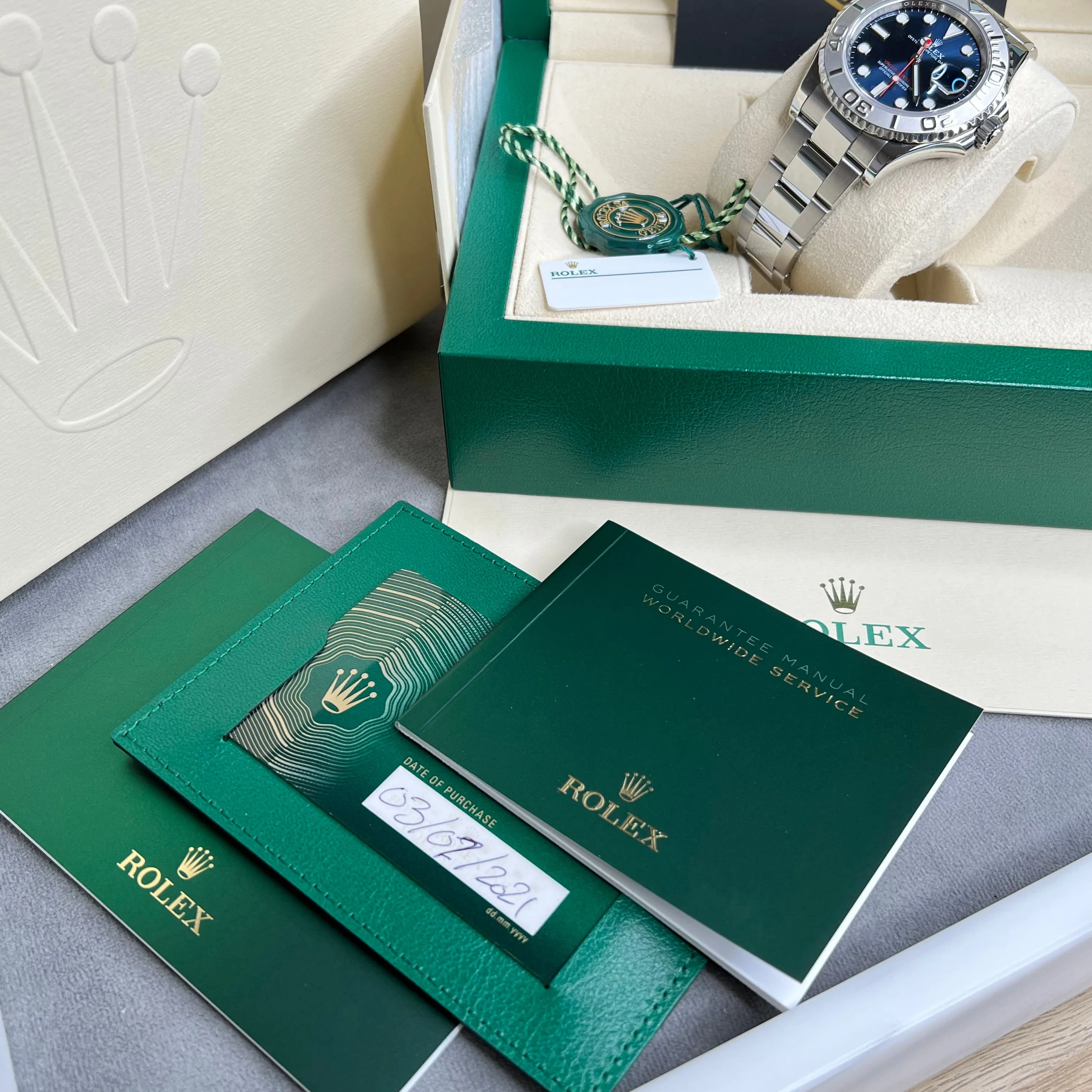 Rolex Yacht-Master 40 126622 Blue Dial 2021 Full Set Watch