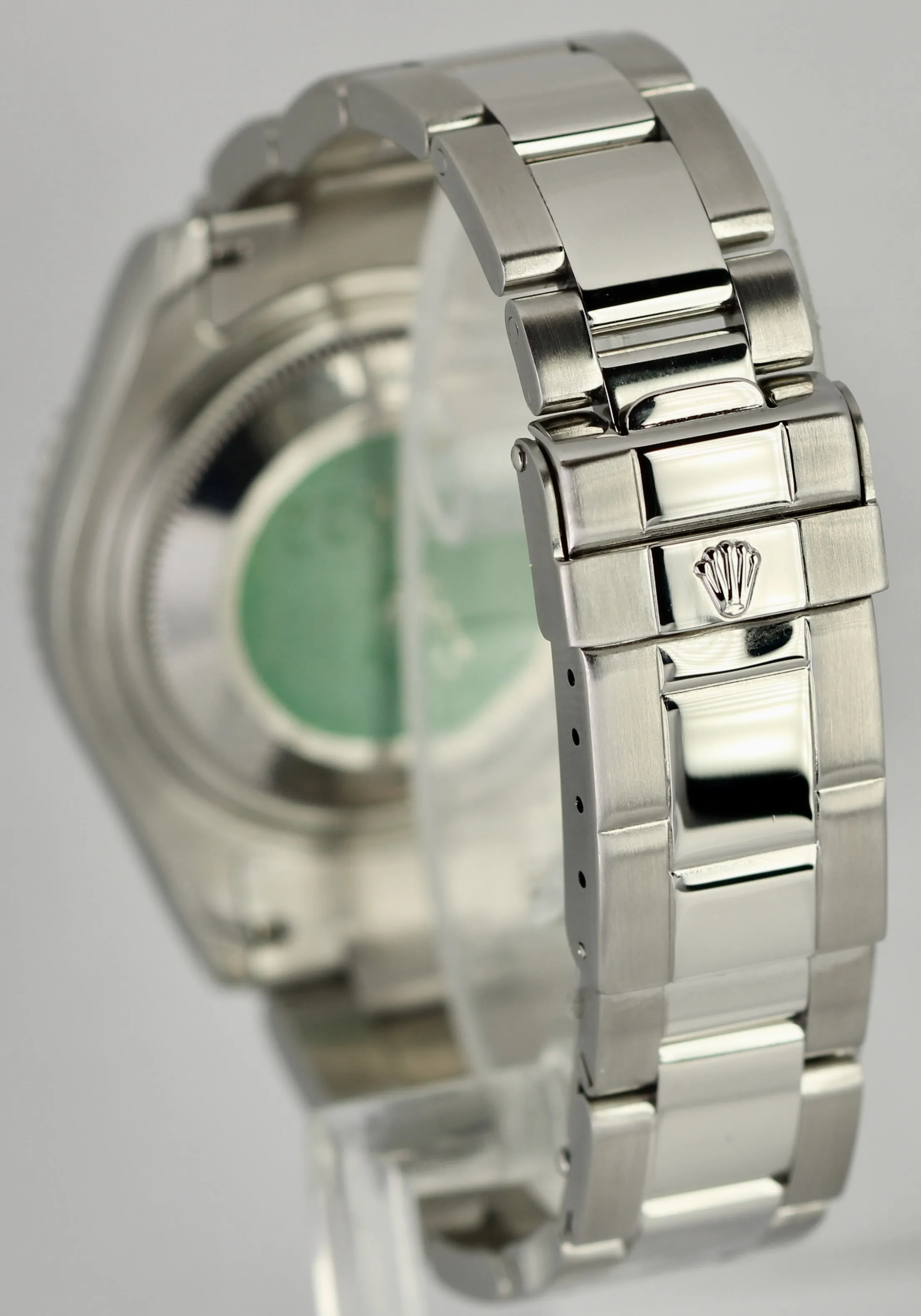Rolex Yacht-Master Mid-Size Platinum Stainless Steel 35mm 168622 Date Watch B&P