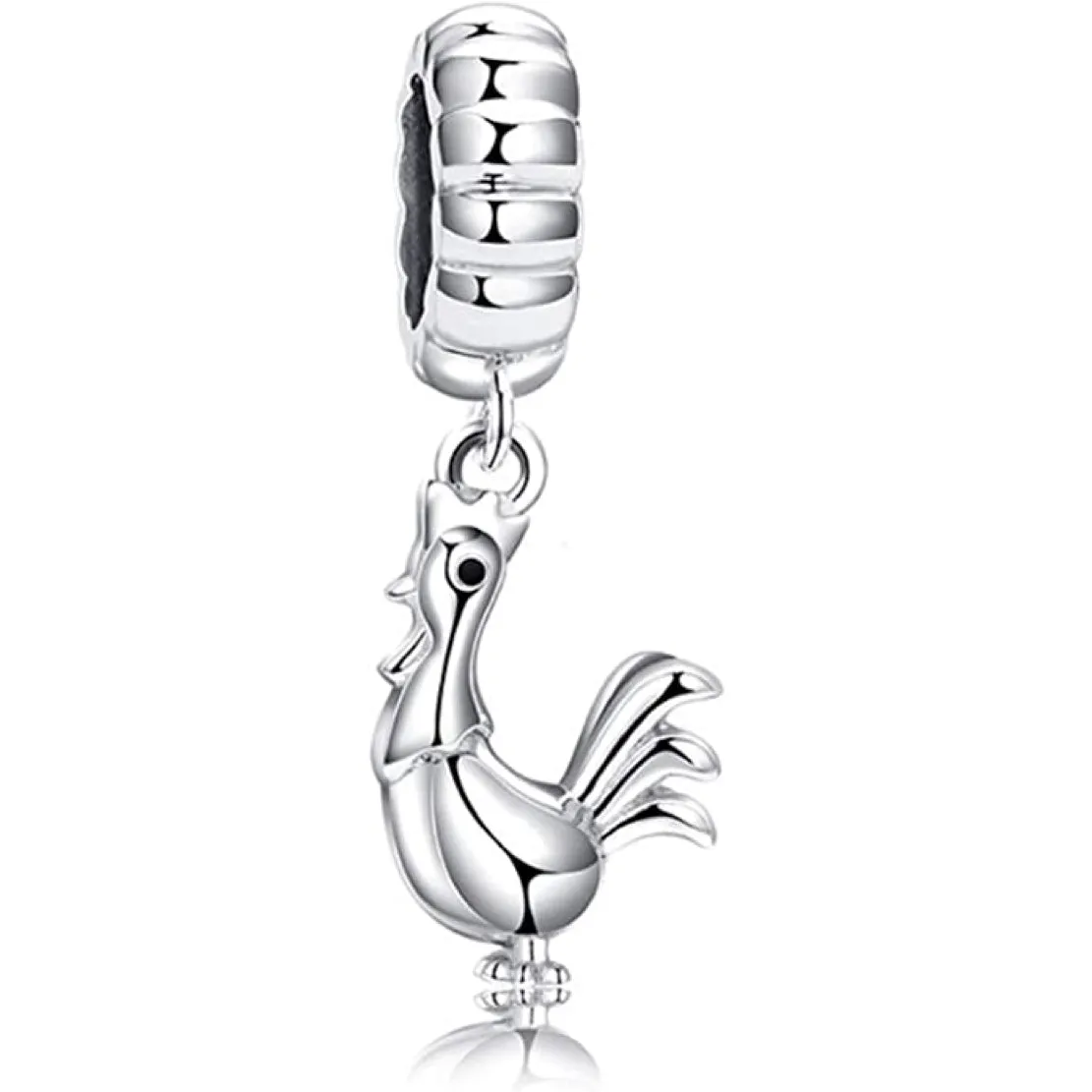 Rooster Dangle Pendant Bead Charm