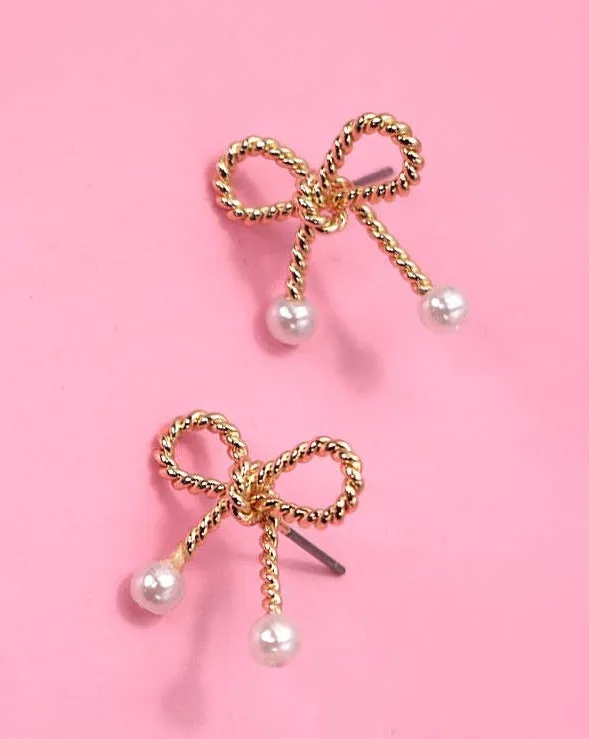 Rope Bow Earrings