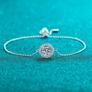 Round Pack Moissanite Bracelet Bracelet Women
