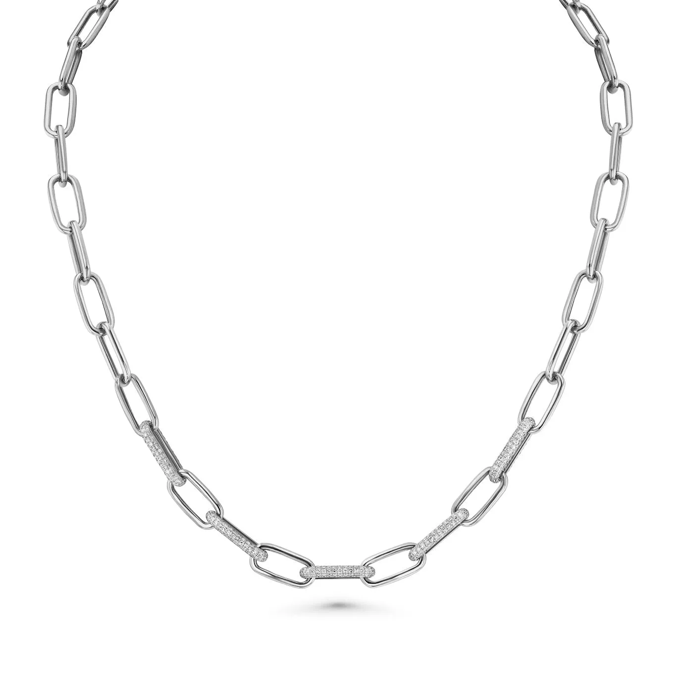 Roya Diamond Link Necklace