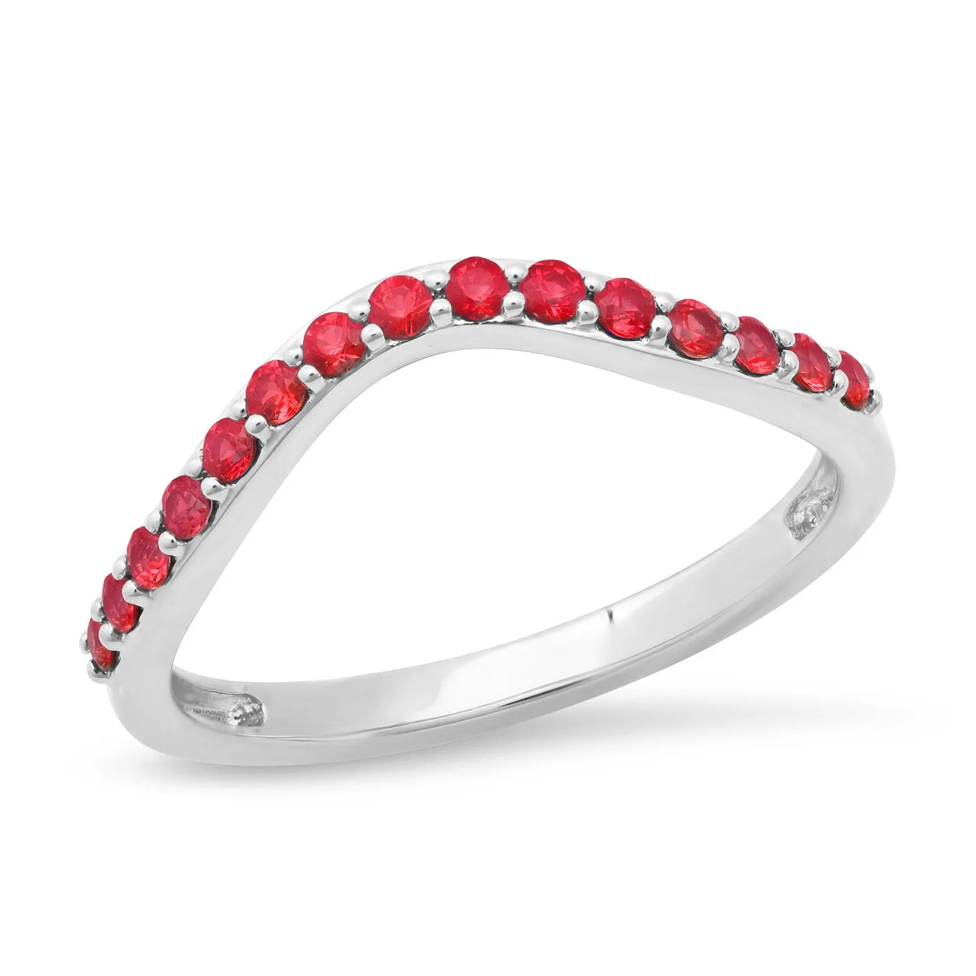 Ruby Contour Ring