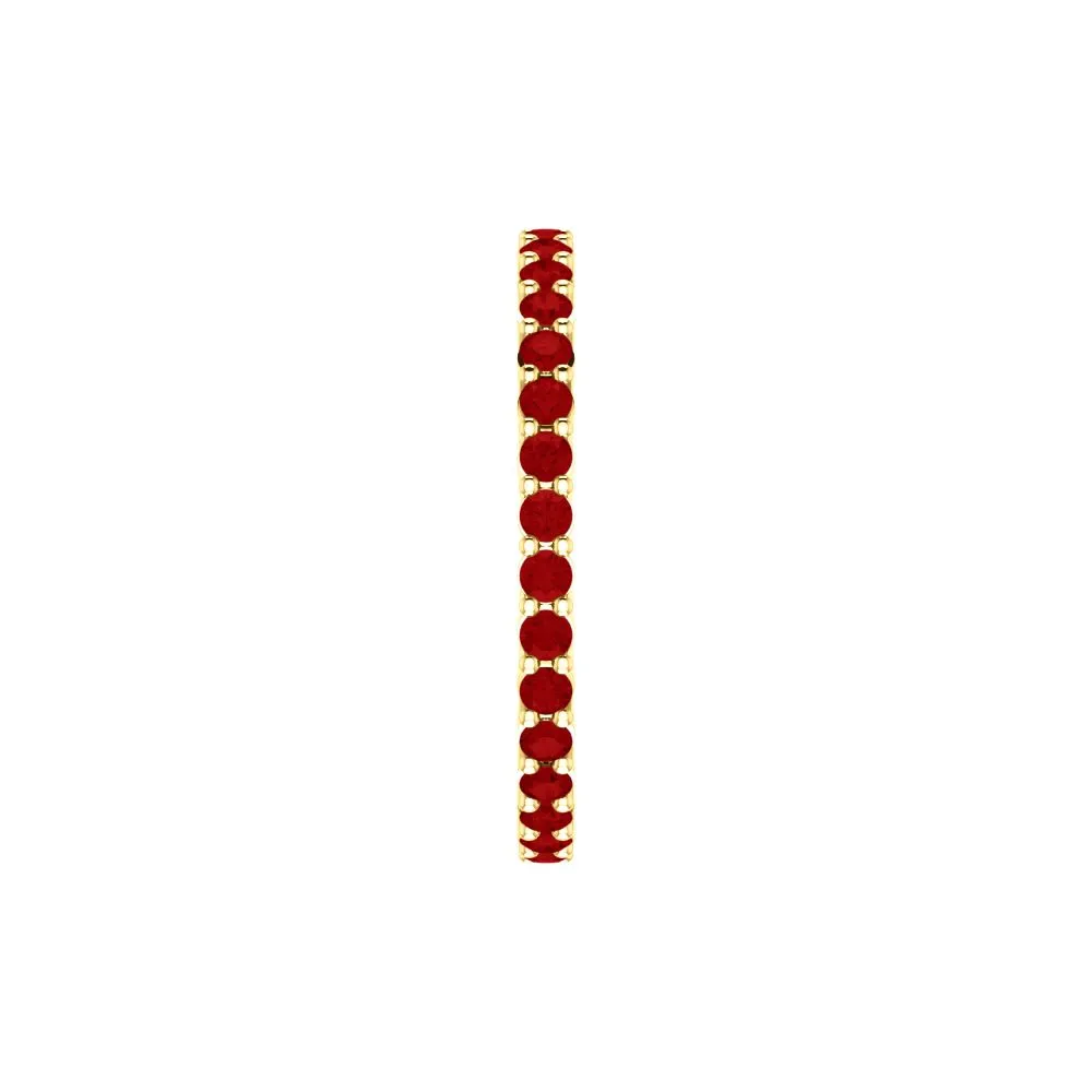 Ruby Eternity Band .025ct