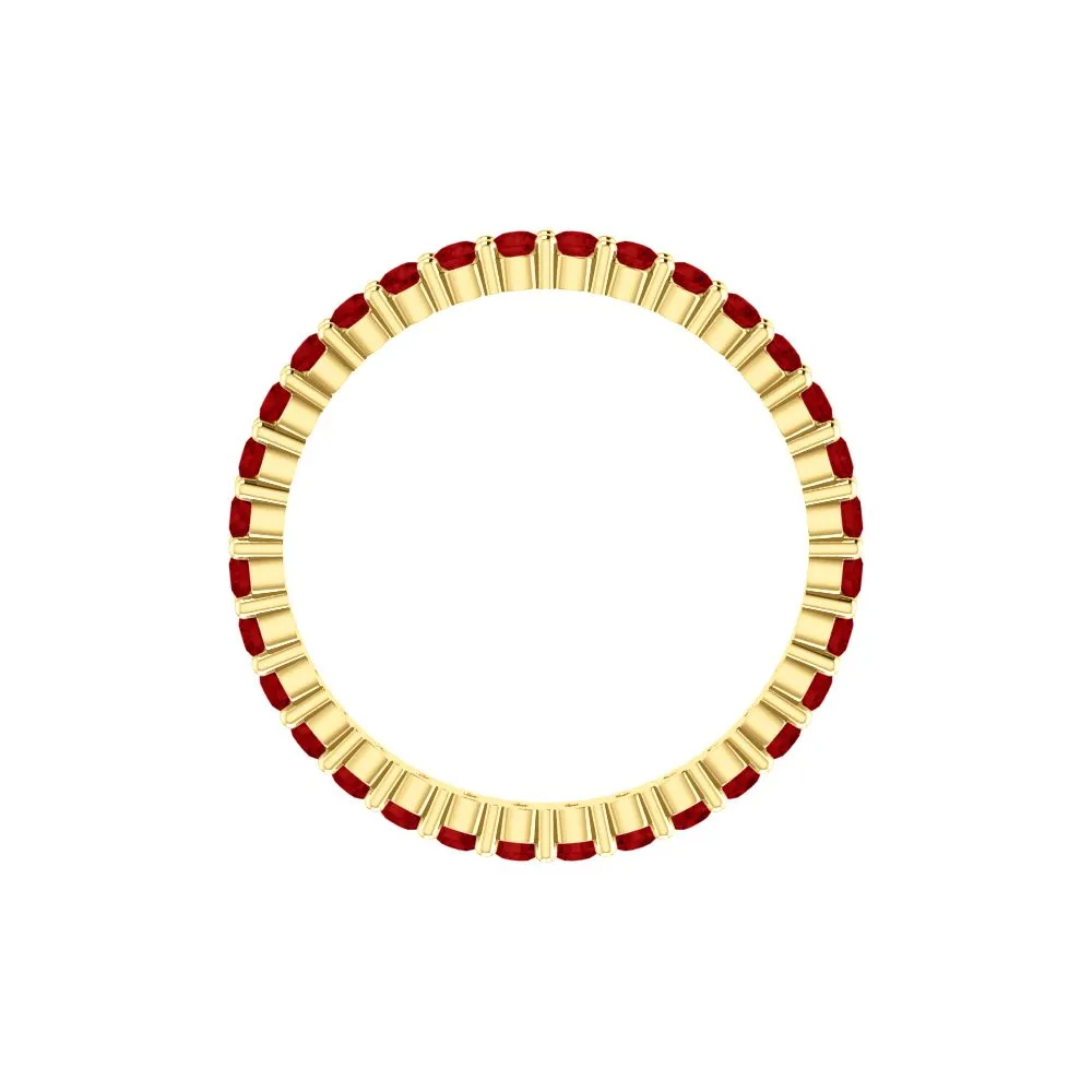 Ruby Eternity Band .025ct