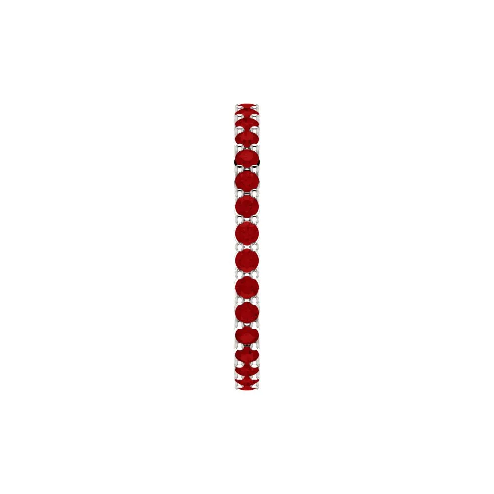 Ruby Eternity Band .025ct