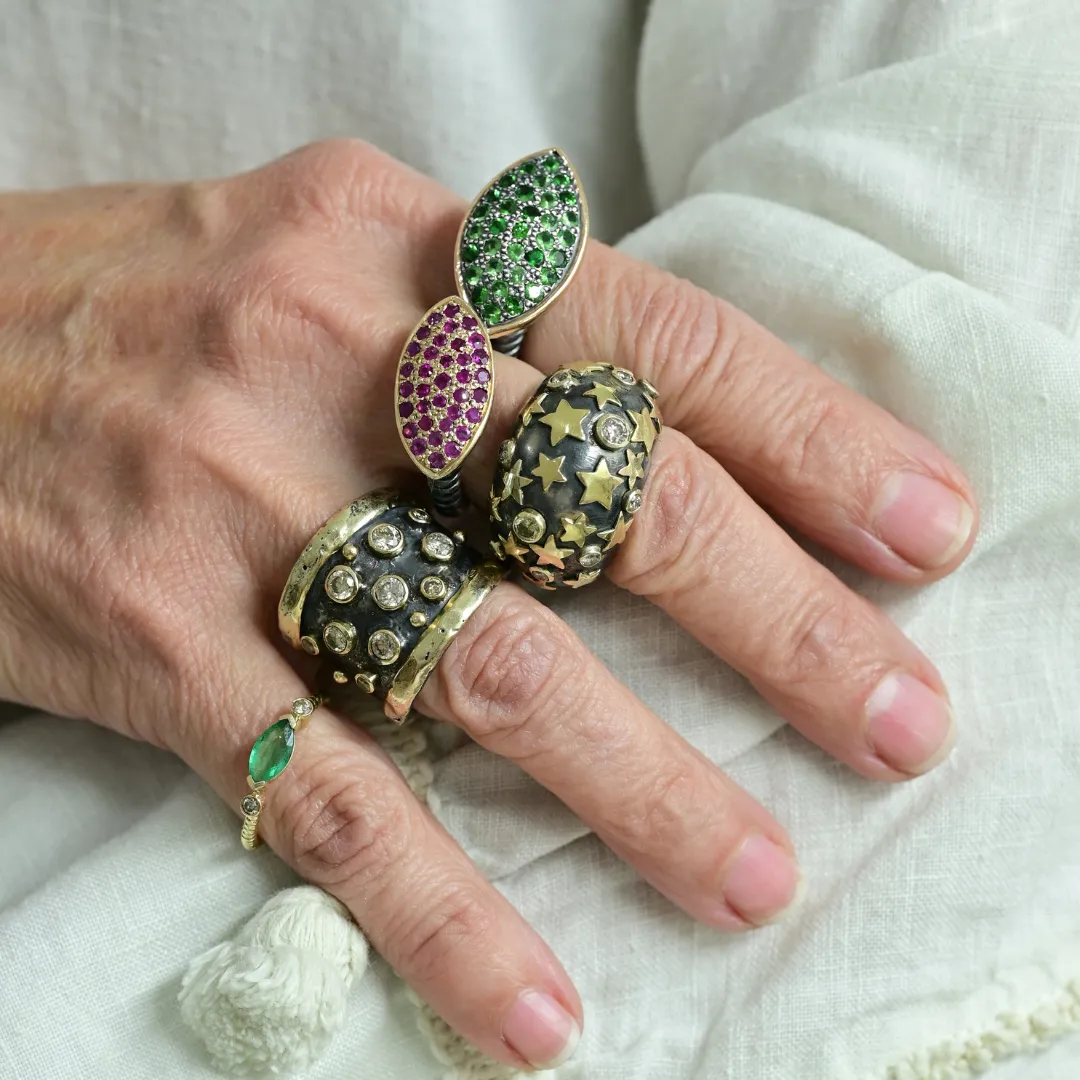 Ruby Pave Ring